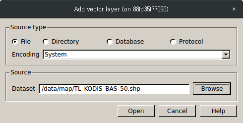 Как объединить shp файлы qgis